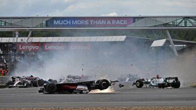 Zhou Guanyu Escapes Serious Injury After Multi-Car Horror Crash At British Grand Prix