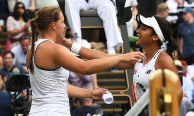 Heather Watson’s Wimbledon run ends in bruising loss to ‘serve-bot’ Niemeier