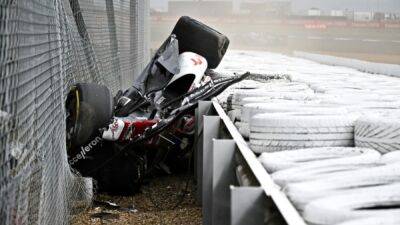 Zhou escapes serious injury after multi-car crash at British Grand Prix