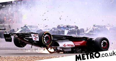 ‘I’m ok!’ – Zhou Guanyu reacts after heavy crash at British Grand Prix