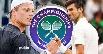 Novak Djokovic vs Tim van Rijthoven LIVE: Wimbledon updates as quarter finals take shape