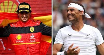 Rafael Nadal sends six-word message to Carlos Sainz after British Grand Prix victory