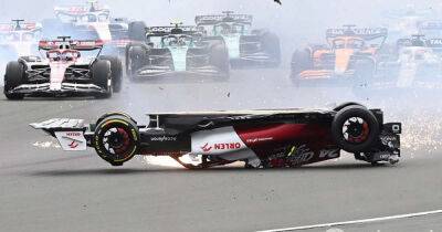 Sebastian Vettel - George Russell - Esteban Ocon - Pierre Gasly - Alex Albon - Mark Sutton - Zhou: F1's halo saved me in British GP start crash - msn.com - Britain - China - Austria -  Coventry