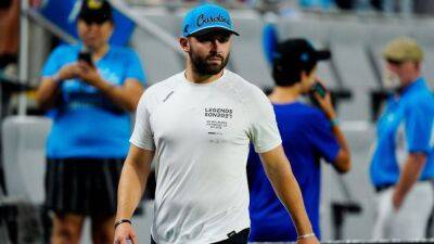 Matt Rhule - Baker Mayfield's "mess talk" is entertaining his new Carolina Panthers teammates - espn.com - county Brown - county Cleveland - state North Carolina - state South Carolina - county Baker - state Ohio - state Oklahoma
