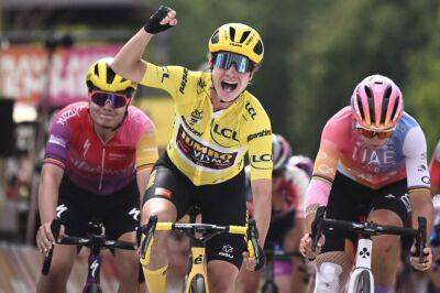 Vos wins stage 6, extends lead in women’s Tour de France