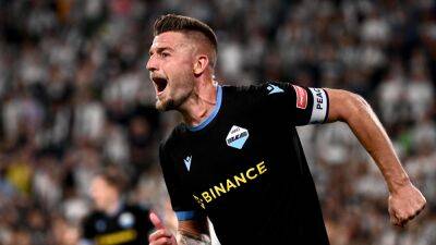 Lionel Messi - Joan Laporta - Manchester United need to pay up for £62m Lazio midfielder Sergej Milinkovic-Savic - Paper Round - eurosport.com - Manchester - France - Spain - Serbia - Italy - Argentina