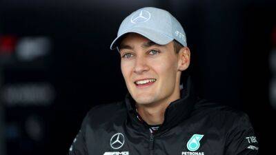 Max Verstappen - Lewis Hamilton - George Russell - Sergio Perez - Esteban Ocon - Charles Leclerc - Carlos Sainz - Kevin Magnussen - George Russell celebrates first pole of his F1 career - bt.com - Hungary