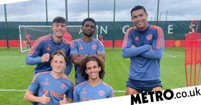 Cristiano Ronaldo returns to Manchester United training ahead of Rayo Vallecano friendly