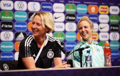 Pressure on England for women's Euro final, says German boss Voss-Tecklenburg