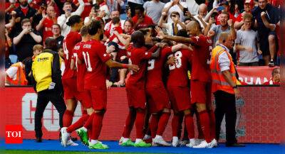 Borussia Dortmund - Ruben Dias - Andy Robertson - Julian Alvarez - Phil Foden - Nunez strikes as Liverpool beat Manchester City to win Community Shield - timesofindia.indiatimes.com - Manchester - Argentina - Norway