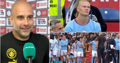 Man City accused of not collecting Community Shield runners-up medals - Guardiola reacts