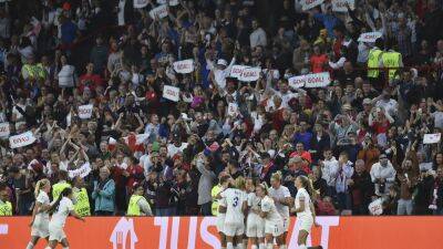 UK's Boris Johnson pays tribute to Lionesses before Euro 2022 final