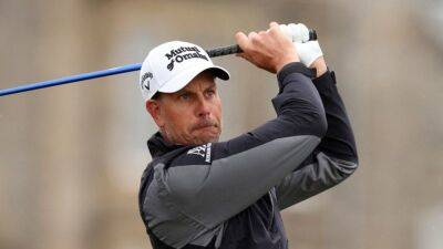 Dustin Johnson - Henrik Stenson - Donald Trump - Bubba Watson - Stenson happy to shake off 'emotional' week to lead at Bedminster - channelnewsasia.com - Britain - state New Jersey