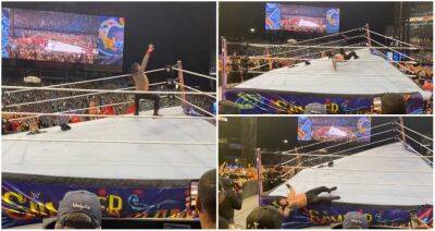 Brock Lesnar - Roman Reigns - WWE SummerSlam: Insane fan footage of Brock Lesnar & Roman Reigns tractor spot - givemesport.com
