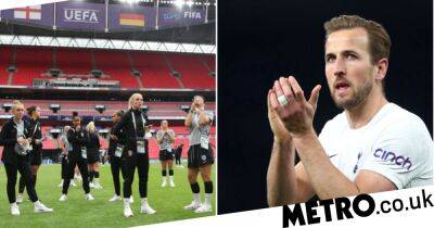 Harry Kane roars on Lionesses ahead of Euro 2022 final against Germany