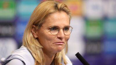 Sarina Wiegman hits back at Germany boss Martina Voss-Tecklenburg's 'pressure' claim ahead of Euro 2022 final