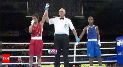 CWG 2022: Nikhat Zareen storms into 50kg quarterfinals in women's boxing - timesofindia.indiatimes.com - New Zealand - India