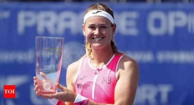 Petra Kvitova - Karolina Pliskova - Barbora Krejcikova - Marie Bouzkova - Marie Bouzkova wins first WTA title at home in Prague - timesofindia.indiatimes.com - Mexico - Czech Republic -  Prague