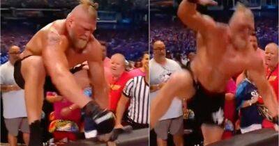 WWE SummerSlam: Brock Lesnar tried to showboat and it went hilariously wrong