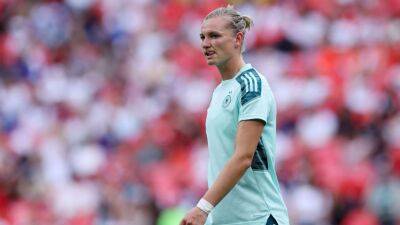 Germany's Alexandra Popp out of Euro final starting lineup before kick-off