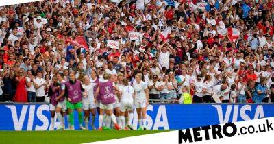 England vs Germany clash smashes attendance record as 87,192 watch Euro 2022 final at Wembley