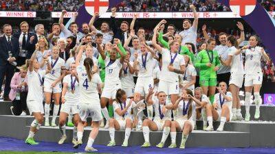 Ella Toone - Chloe Kelly - Merle Frohms - Lina Magull - England Women Beat Germany To End Major Tournament Wait At Euro 2022 - sports.ndtv.com - Britain - Manchester - Germany - Italy - Usa - county Major