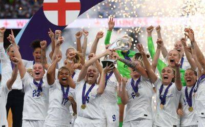 Leah Williamson - Ella Toone - Mary Earps - Keira Walsh - Chloe Kelly - Merle Frohms - Alexandra Popp - England vs Germany: Lionesses win first EURO title in extra-time - nbcsports.com - Germany -  Man