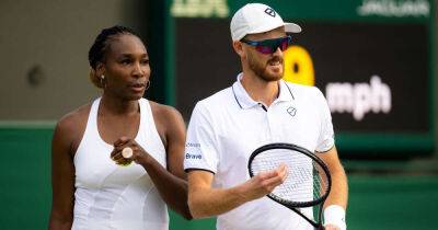 Venus Williams and Jamie Murray bow out of Wimbledon mixed doubles in final set tie-break