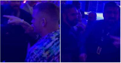 Conor Macgregor - Justin Gaethje - Dustin Poirier - Charles Oliveira - Michael Chandler - Tony Ferguson - Jared Cannonier - Gilbert Burns - Dustin Poirier and Michael Chandler had to be separated by security after UFC 276 altercation - msn.com -  Las Vegas - Israel