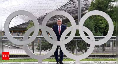 IOC boss Thomas Bach says Ukraine 'flag will fly high' at 2024 Olympics