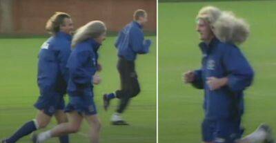 Paul Gascoigne welcoming David Ginola to Everton is still hilarious