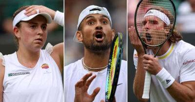 Nick Kyrgios - $10,000 for unsportsmanlike conduct: The biggest fines at Wimbledon so far this year - msn.com - Australia