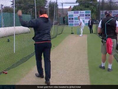 Nasser Hussain - Kevin Pietersen - Ravi Shastri - Watch: Ravi Shastri Bowls In Nets As Kevin Pietersen Gives Masterclass On How To Play Spin - sports.ndtv.com - India