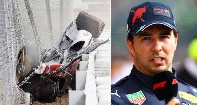 Sergio Perez demands F1 salary cap idea scrapped after ugly Zhou Guanyu Silverstone crash