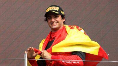 First F1 win comes as a relief to Sainz
