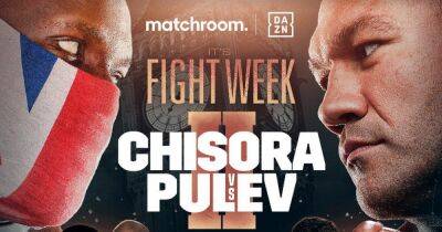 Jake Paul - Derek Chisora - Joseph Parker - Wladimir Klitschko - Derek Chisora vs Kubrat Pulev 2: Press conference, fight week schedule and TV channel - manchestereveningnews.co.uk - Zimbabwe - London