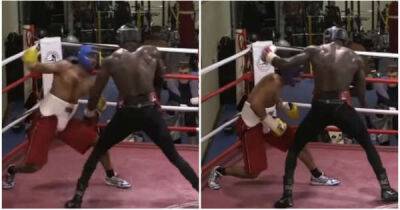 David Haye - Video resurfaces of David Haye boxing Deontay Wilder's head off in infamous sparring session in 2013 - msn.com