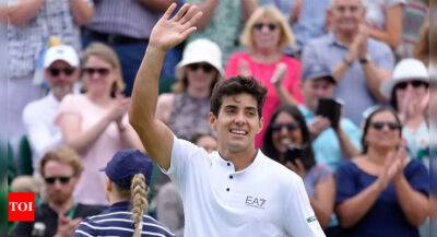 Nick Kyrgios - Cristian Garín - Brandon Nakashima - Cristian Garin into Wimbledon quarter-finals after epic battle - timesofindia.indiatimes.com