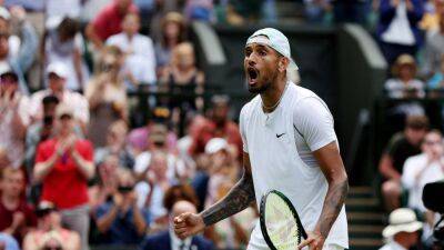 Nick Kyrgios - Cristian Garín - Brandon Nakashima - Nick Kyrgios through to Wimbledon quarter-finals after win against Brandon Nakashima - thenationalnews.com - Usa - Australia - Chile
