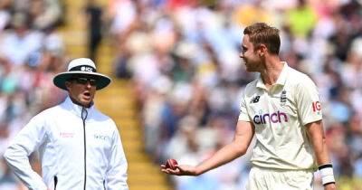 Daryl Mitchell - Richard Kettleborough - Stuart Broad told to "shut up" by umpire Richard Kettleborough in England vs India Test - msn.com - Britain - New Zealand - India - county Mitchell