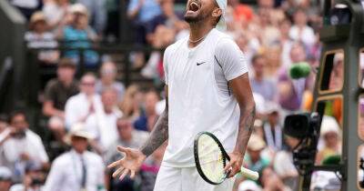 Nick Kyrgios through to Wimbledon quarter-finals after five-set victory over Brandon Nakashima