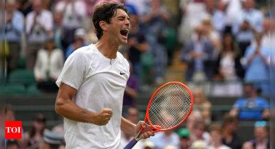 Jason Kubler - Fritz flies into Wimbledon quarters to earn family stripes - timesofindia.indiatimes.com - Spain - Usa - Australia