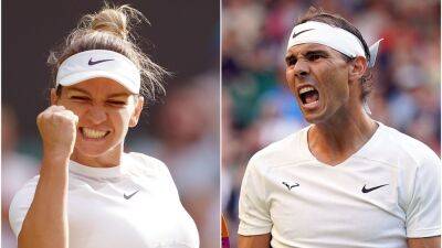 Wimbledon day eight: Rafael Nadal and Simona Halep ease into quarter-finals