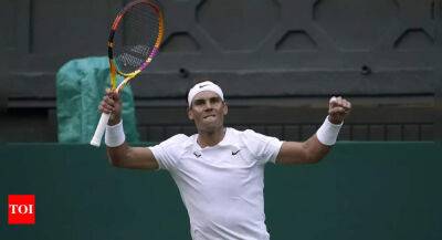 Roger Federer - Rafael Nadal - Roland Garros - Rod Laver - Taylor Fritz - Botic Van-De-Zandschulp - Wimbledon: Improving Nadal flies past Van de Zandschulp into quarter-finals - timesofindia.indiatimes.com - France - Usa - Australia