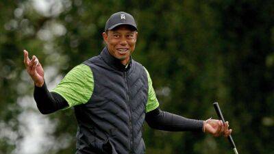 Tiger Woods draws a packed crowd on return to golf at JP McManus Pro-Am - in pictures