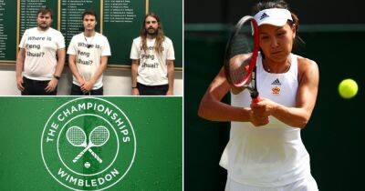 Wimbledon: Peng Shuai activists slam ‘double-standards’ of All England Club