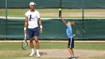 'He likes to intimidate me' - Novak Djokovic admits son Stefan impersonates Rafael Nadal in practice at Wimbledon