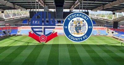 Stockport County vs Bolton Wanderers LIVE: Build-up, team news, match action & reaction