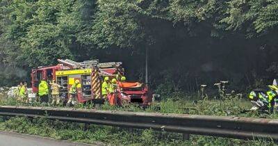 Crash at Culverhouse cross blocks A4232 M4 link road for five hours - walesonline.co.uk