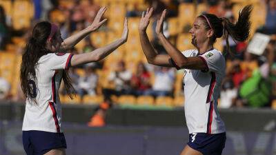 Megan Rapinoe - Alex Morgan - Rose Lavelle - Vlatko Andonovski - Alex Morgan leads US women's soccer to victory over Haiti - foxnews.com - Colombia - Usa - Australia - Mexico - New Zealand - Jamaica - Haiti